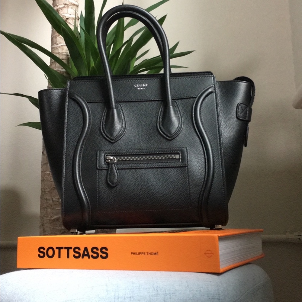 Old Celine Micro Luggage Bag